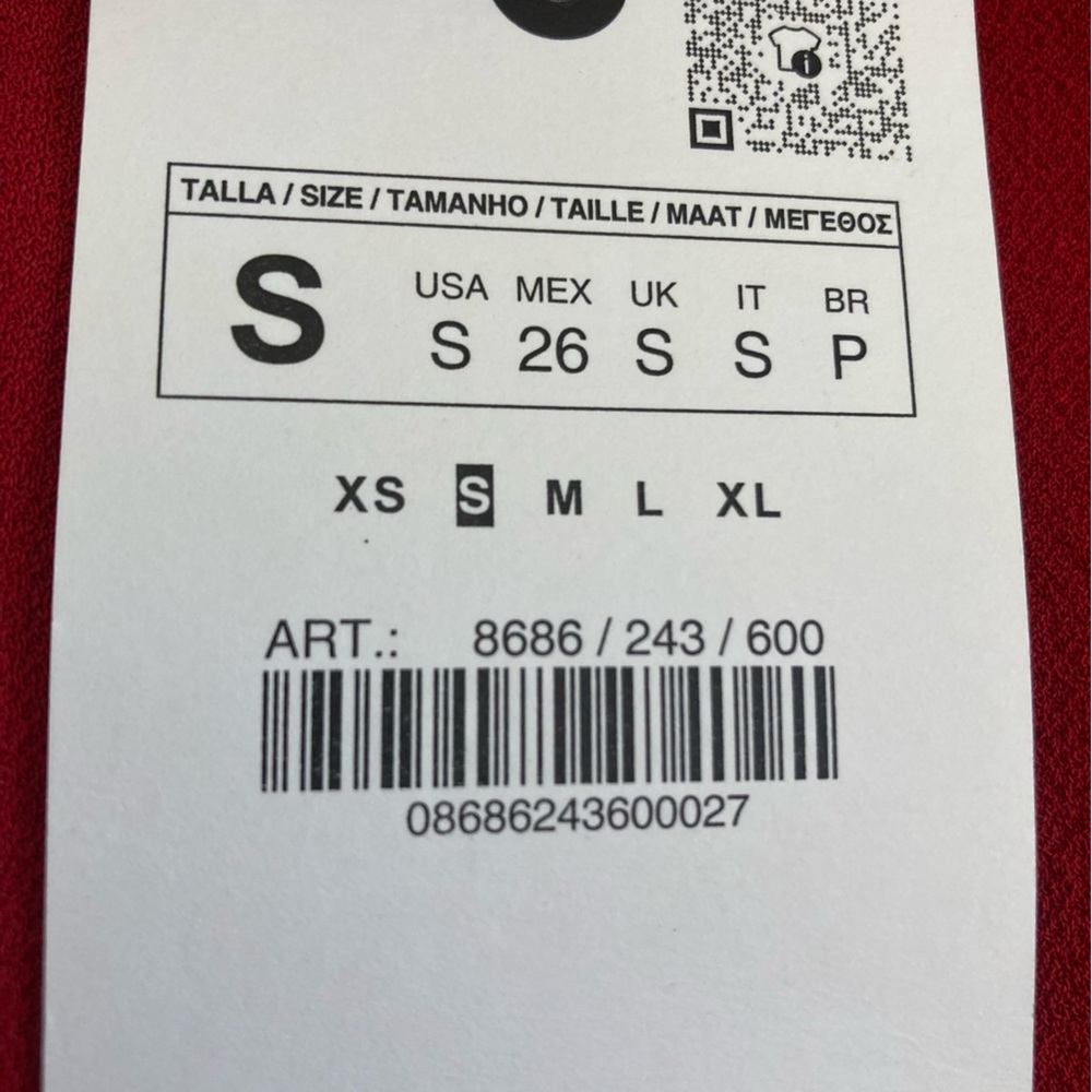 NWT Zara Red Midi Dress - Picture 11 of 11